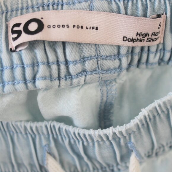 Sonoma Light Blue Breezy Casual Adjustable Tie Shorts Small - Picture 4 of 5